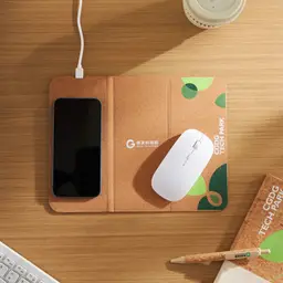 Cork Notebook, Pen, PLA Tumbler, Wireless Charger & Cable Gift Set thumbnail 7