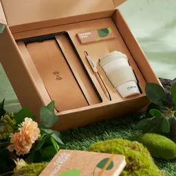 Cork Notebook, Pen, PLA Tumbler, Wireless Charger & Cable Gift Set thumbnail 3